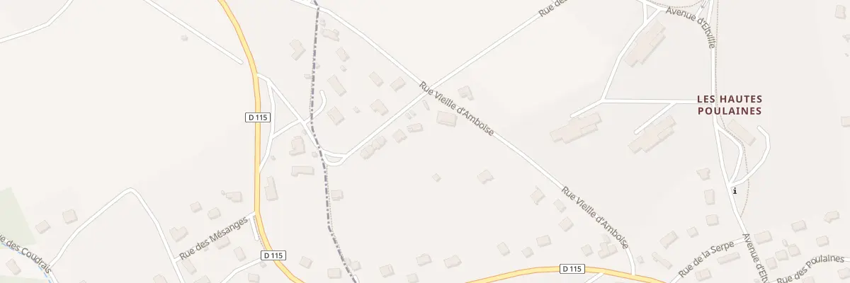 Plan du 1 Rue des Bournais à Montrichard Val de Cher