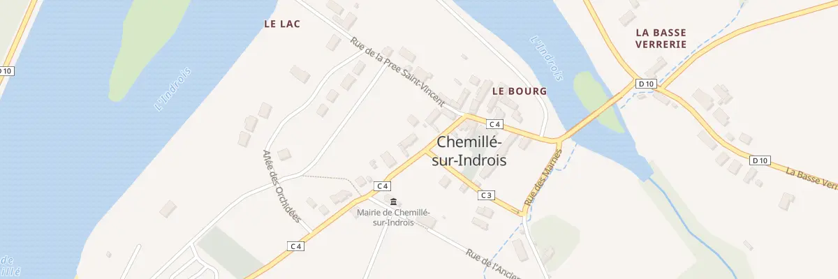 Plan du 6 Rue Henry de Marsay à Chemillé-sur-Indrois