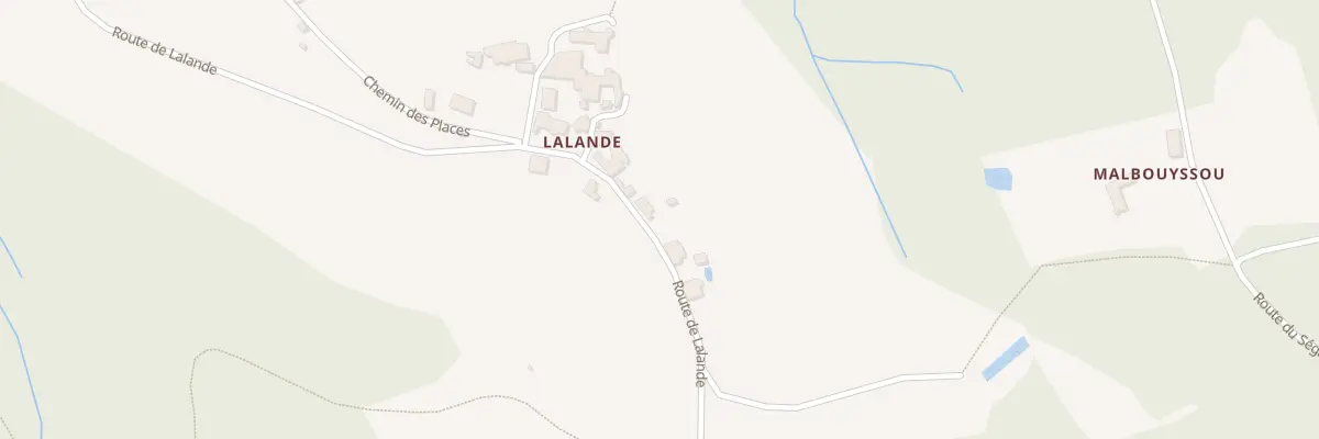Plan du 5241F Lalande à Bélaye
