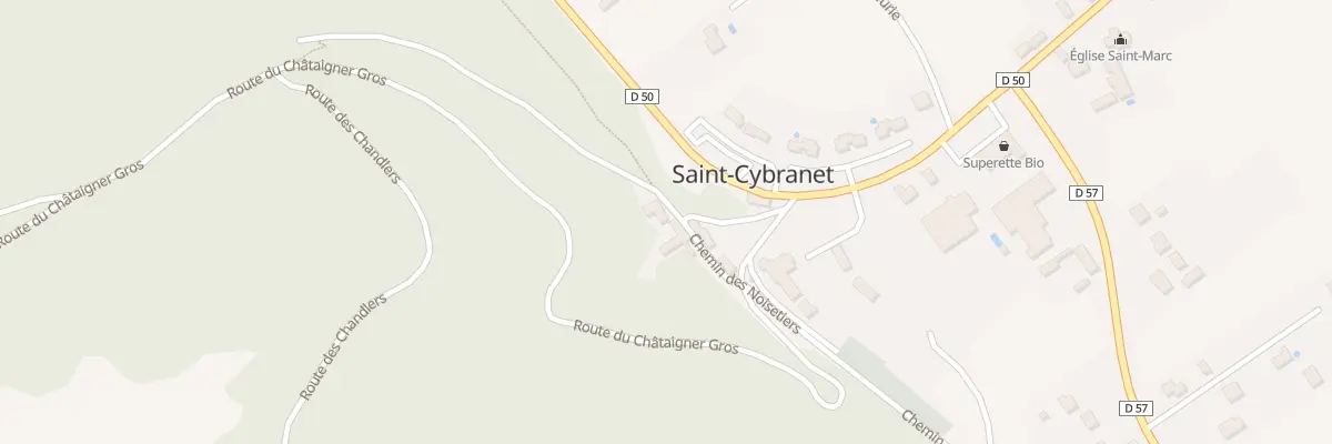 Plan du 33 Croix du Fraysse à Saint-Cybranet