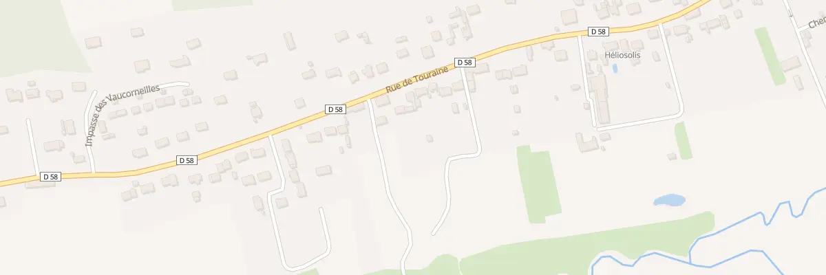 Plan du 54 Rue de Touraine à Veuzain-sur-Loire