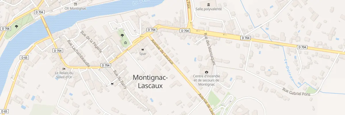 Plan du 14 Av de Lascaux à Montignac-Lascaux