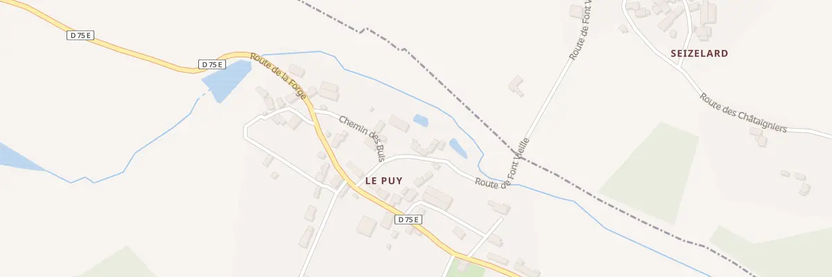 Plan du 83 Rte de Font Vielle à Lanouaille