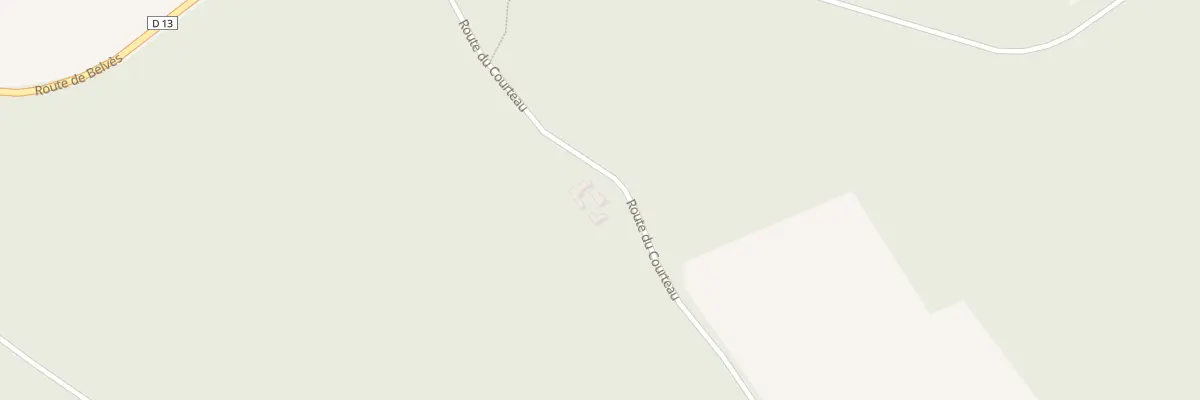 Plan du 1195 Rte du Courteau à Marminiac