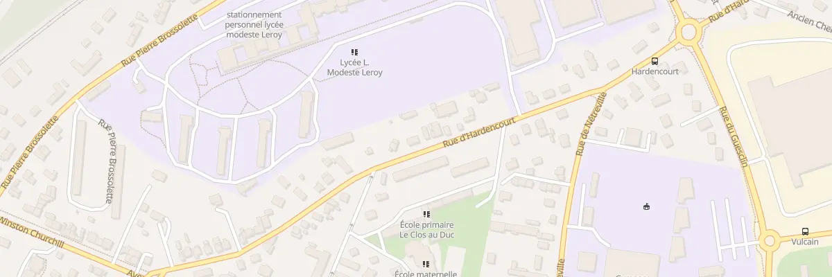 Plan du 35 Rue d’Hardencourt à Évreux