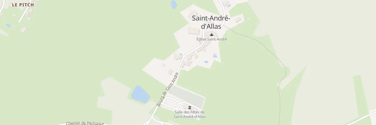 Plan du 401 Brg de Saint Andre à Saint-André-d’Allas