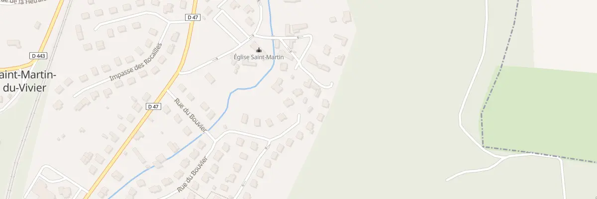 Plan du 838 Rue du Bouvier à Saint-Martin-du-Vivier