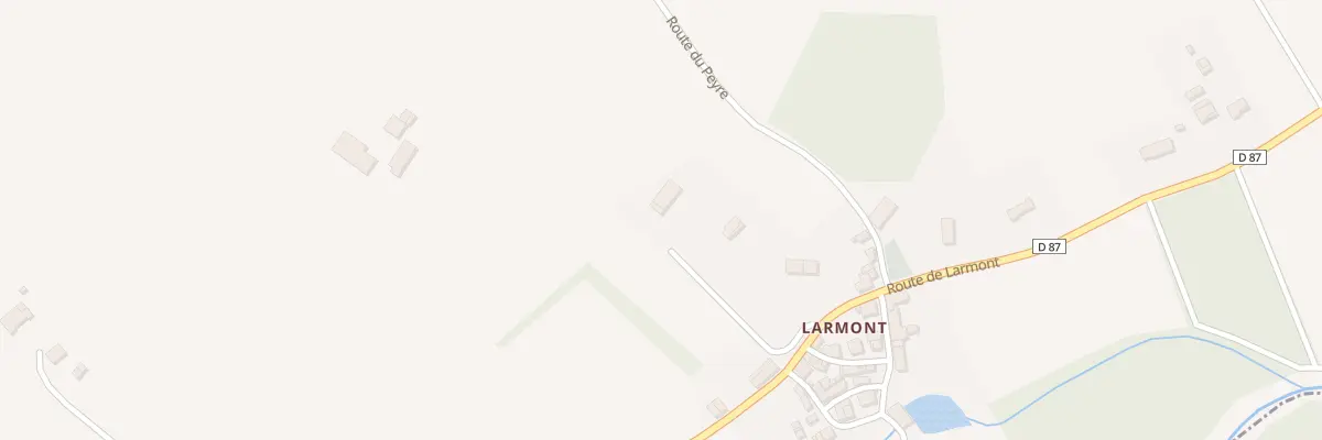 Plan du 955 Rte de Larmont au Castéra