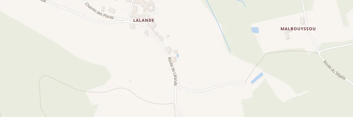 Plan du 5114 Pradels à Bélaye