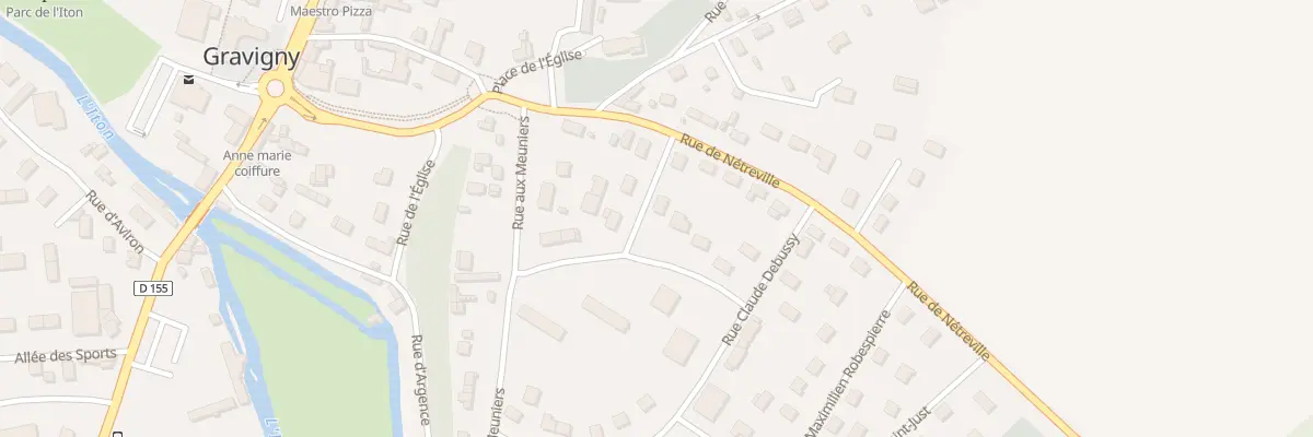 Plan du 3 Rue Albert Camus à Gravigny