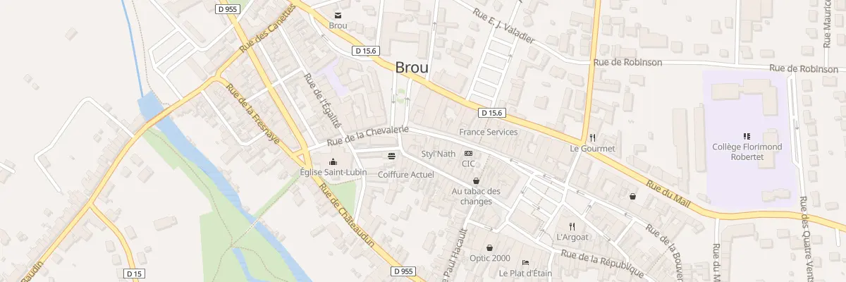 Plan du 37 Rue de la Chevalerie à Brou
