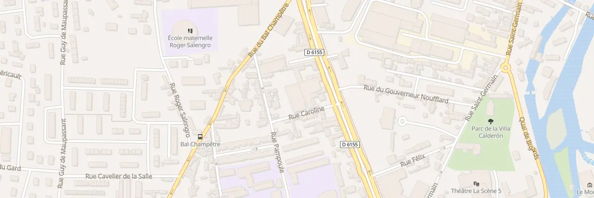 Plan du 7 Rue Caroline à Louviers