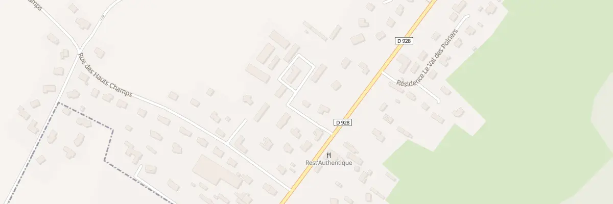 Plan du 521 Rte de Neufchâtel à Quincampoix