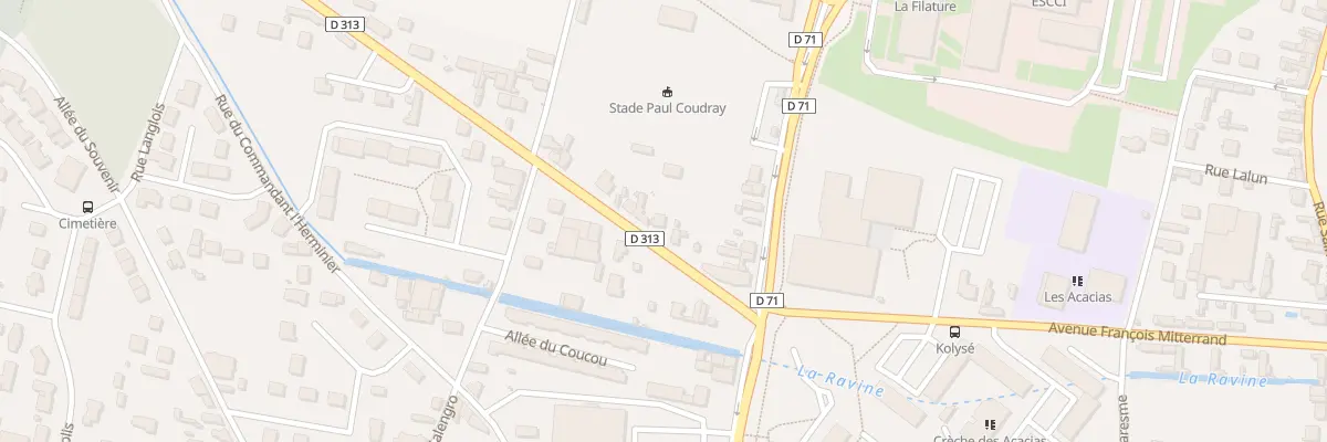 Plan du 7 Av de Lattre de Tassigny à Louviers