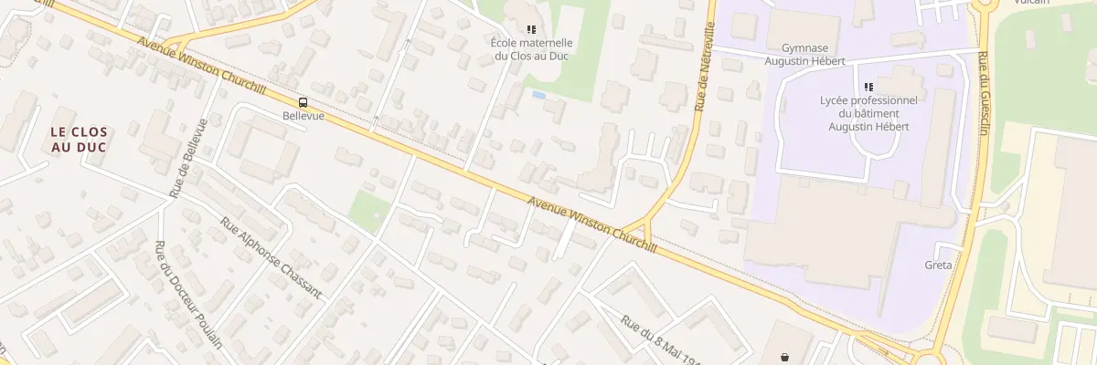 Plan du 73 Av Winston Churchill à Treis-Sants-en-Ouche