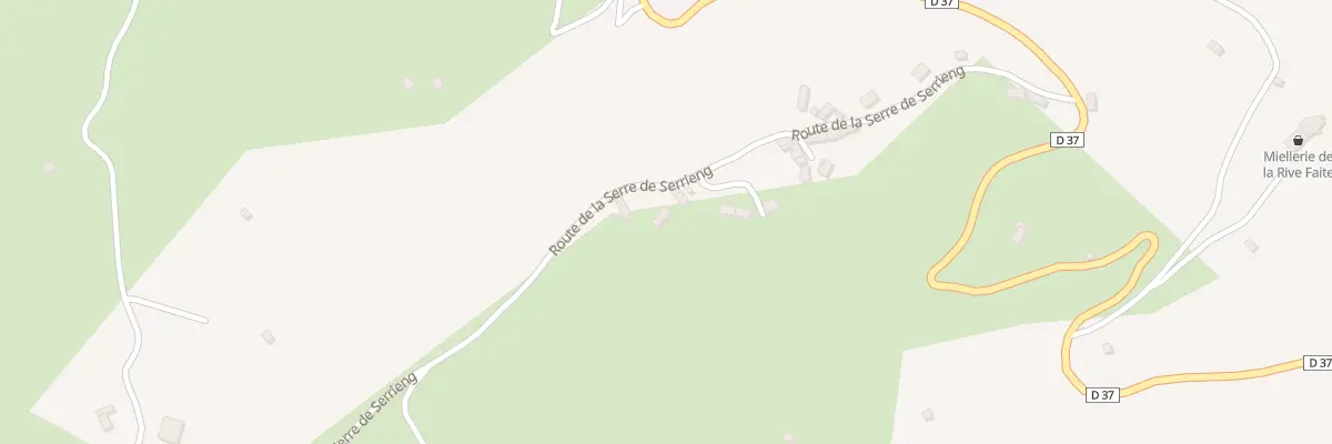 Plan du 353 Rte de la Serre de Serrieng à Sentenac-d’Oust