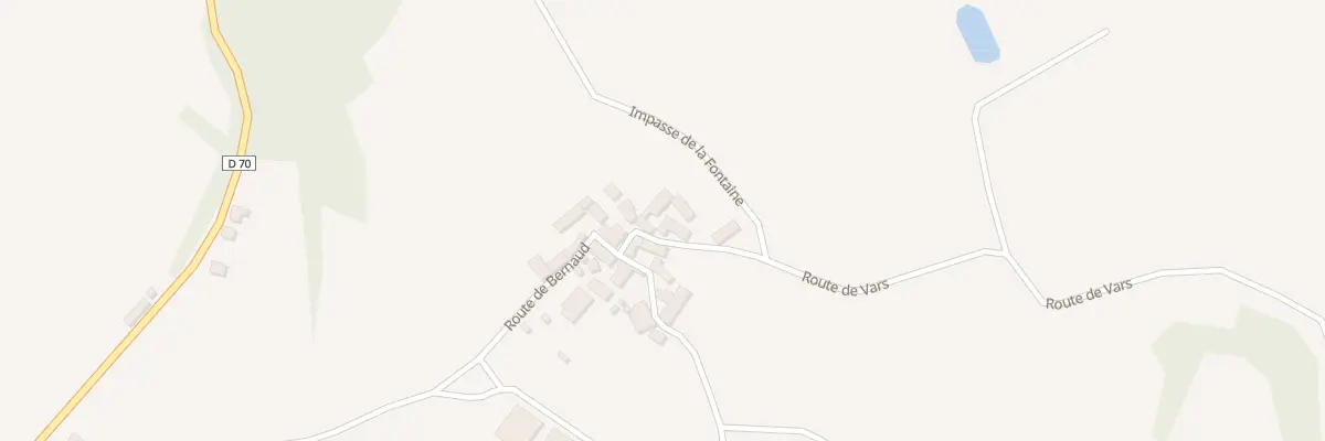 Plan du 84 Bernod à Nailhac