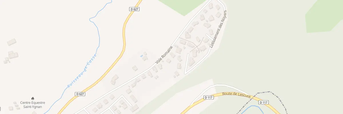 Plan du 440 Voie Romaine à Montjoie-en-Couserans