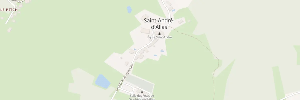 Plan du 355 Brg de Saint Andre à Saint-André-d’Allas