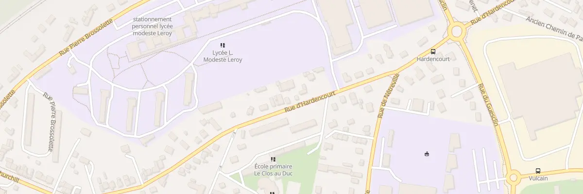 Plan du 41 Rue d’Hardencourt à Évreux
