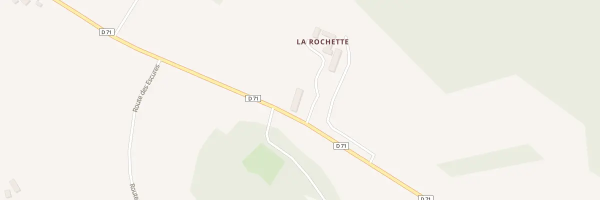 Plan du 130 La Rochette à Nailhac