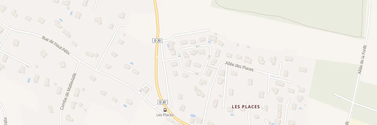 Plan du 1 Rue du Jardin des Places à Verneuil-sur-Vienne
