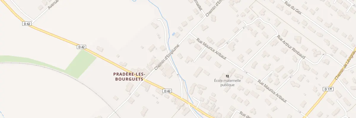 Plan du 4 Che d’Emplume à Lasserre-Pradère