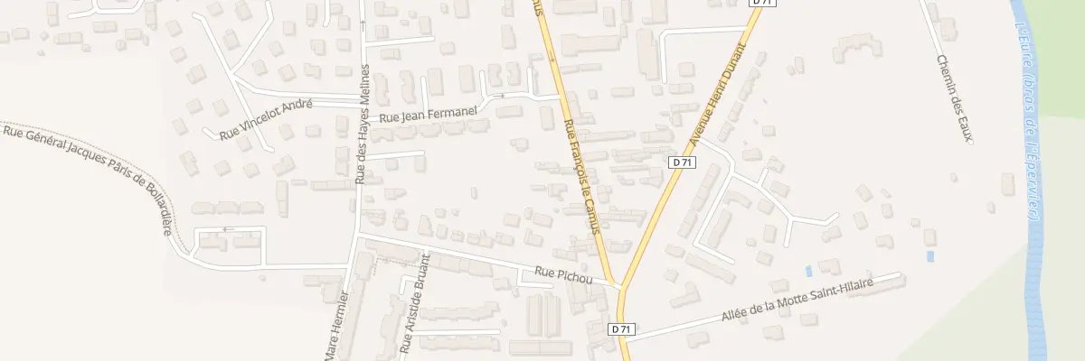 Plan du 29 Rue François le Camus à Louviers