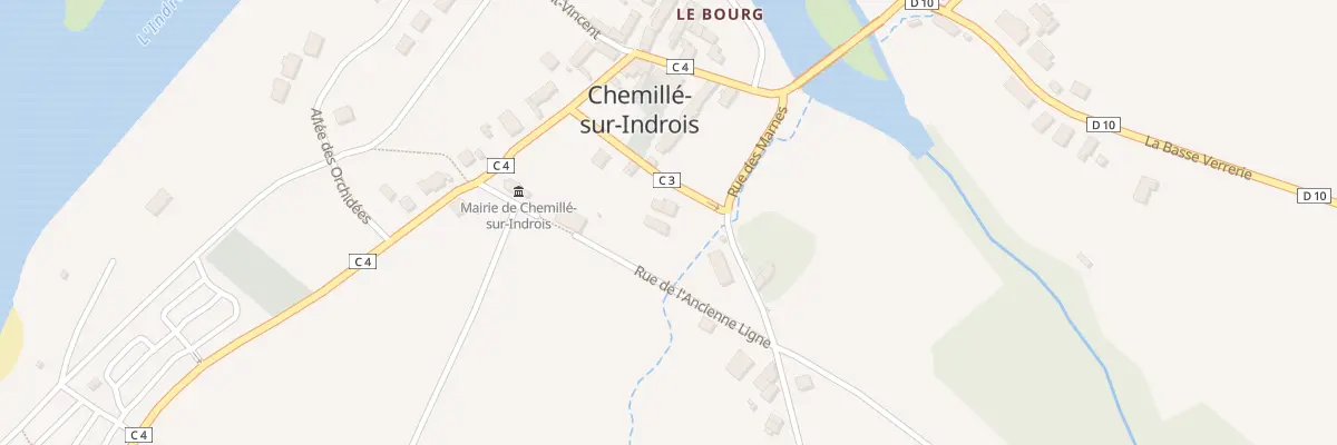 Plan du 10 Rue des Buis à Chemillé-sur-Indrois