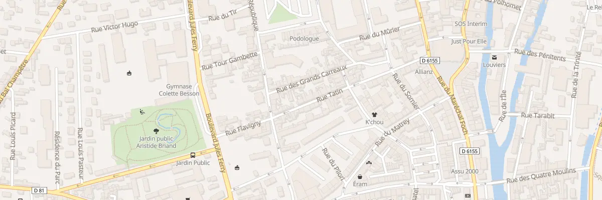 Plan du 39 Rue Tatin à Louviers