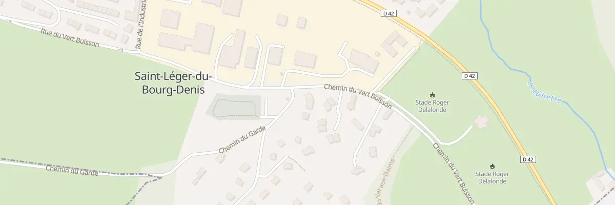 Plan du 3 Che du Garde à Saint-Léger-du-Bourg-Denis
