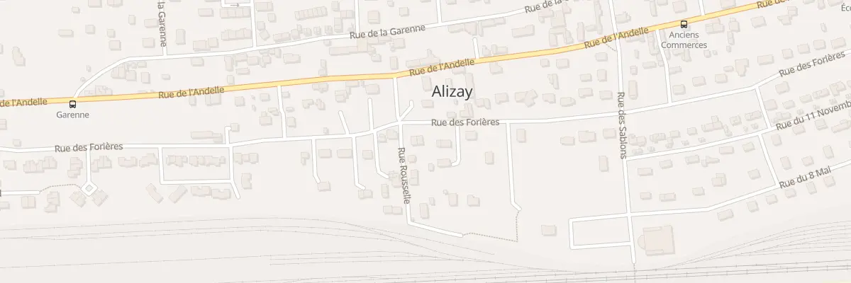 Plan du 6 Rue des Forières à Alizay