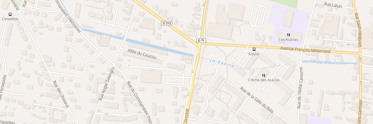Plan du 23 Av Winston Churchill à Louviers