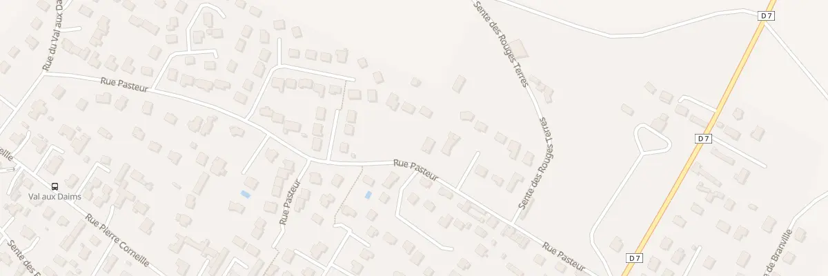 Plan du 296 Rue Pasteur à Franqueville-Saint-Pierre