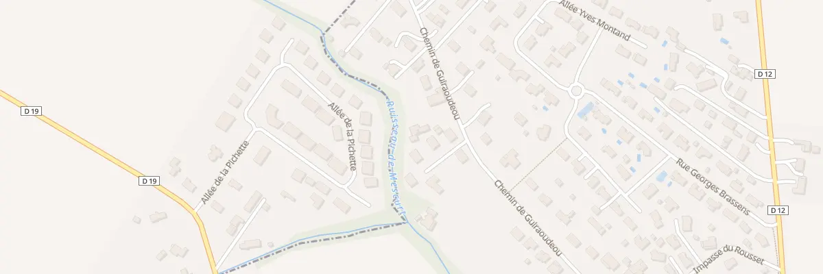 Plan du 731 Che du Guiraoudeou à Saint-Lys