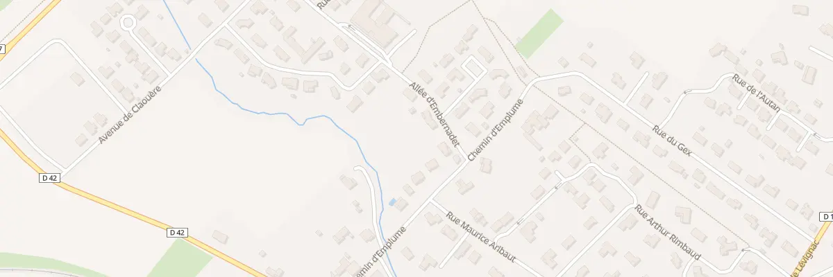 Plan du 215 Che d’En Plume à Lasserre-Pradère
