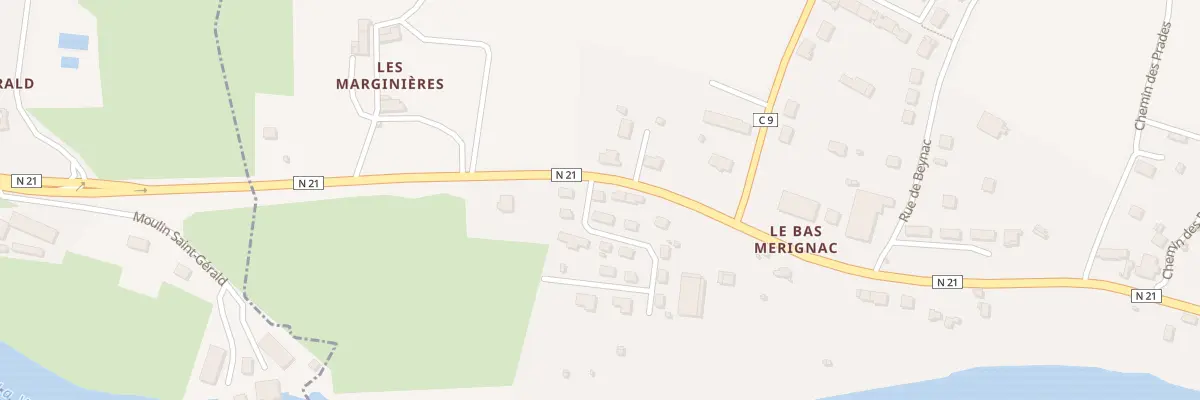 Plan du 15 All des Castors à Isle