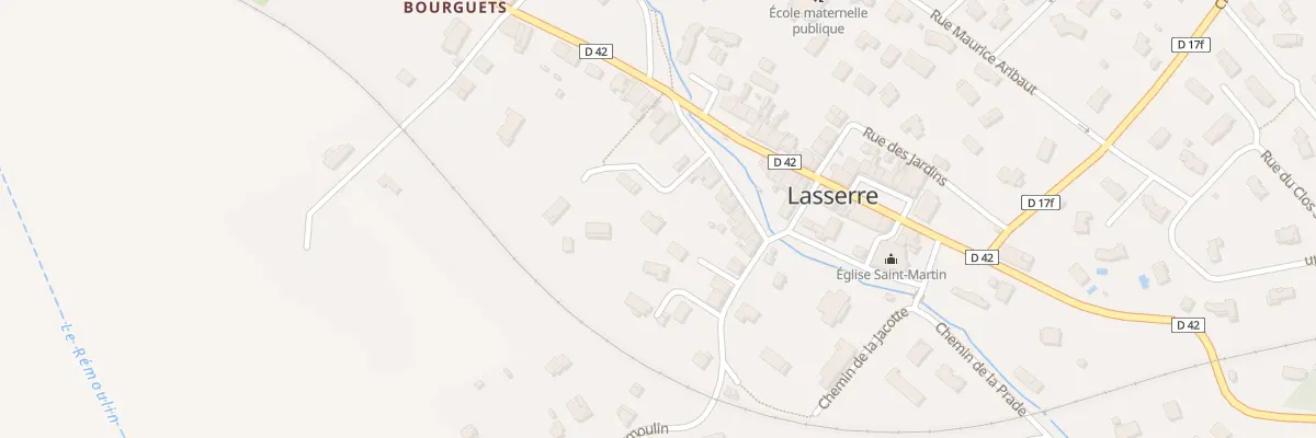 Plan du 21 Che de la Boumbouride à Lasserre-Pradère