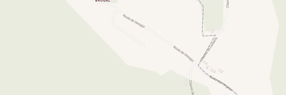Plan du 193 Rte de Ventajol à Saint-André-d’Allas