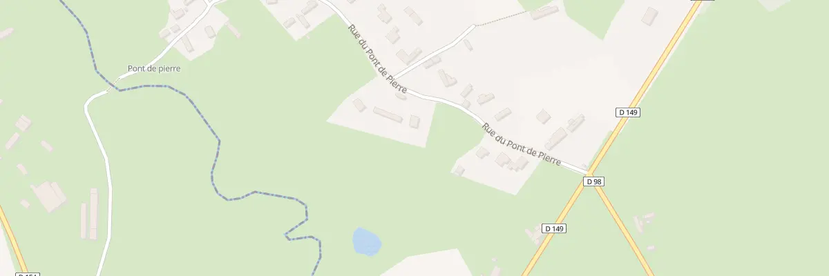 Plan du 201 Rue du Pont de Pierre à Saint-Aubin-le-Cauf