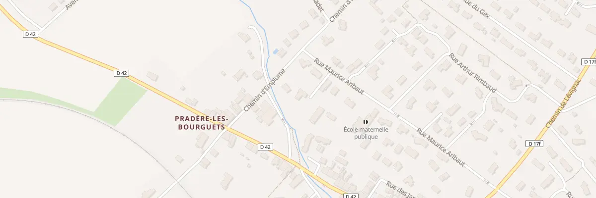 Plan du 6 Che d’Emplume à Lasserre-Pradère