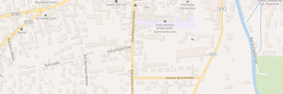 Plan du 10 Rue François le Camus à Louviers