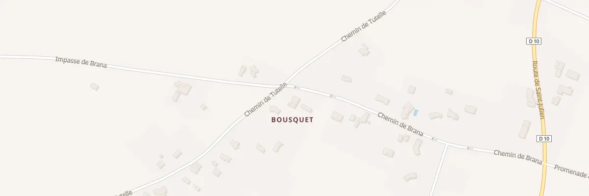Plan du 5001F Bousquet à Salles-sur-Garonne