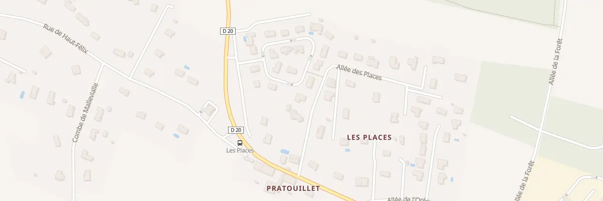 Plan du 8 Rue du Jardin des Places à Verneuil-sur-Vienne