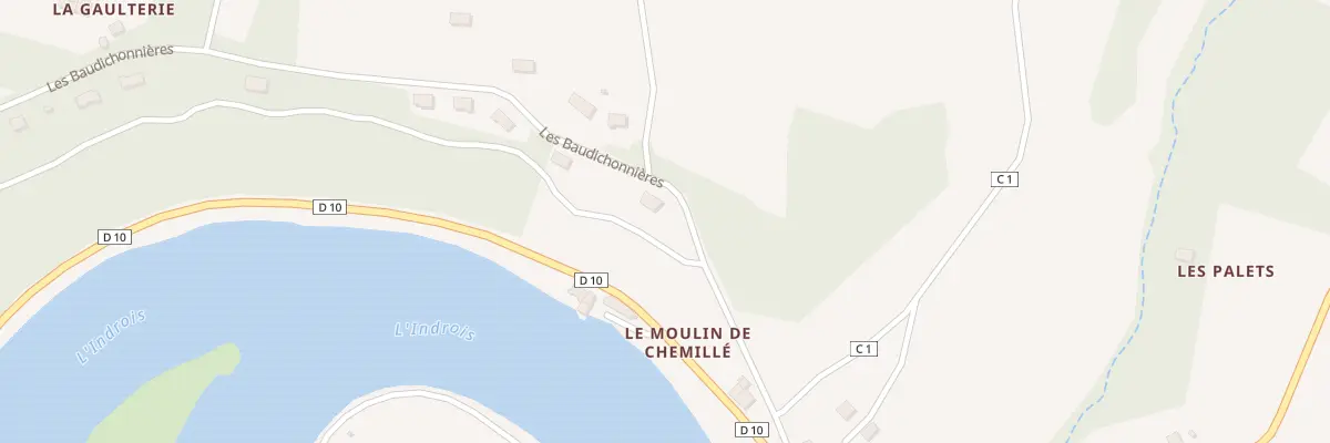 Plan du 5 Les Baudichonnieres à Chemillé-sur-Indrois