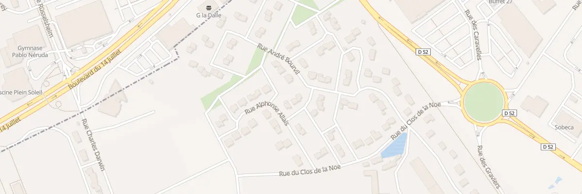 Plan du 3 All Jean de la Varende à Guichainville