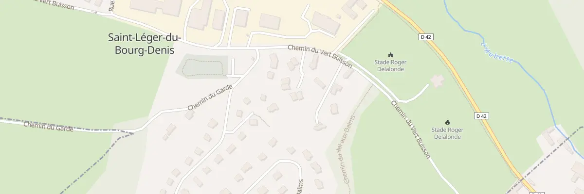 Plan du 5 All des Peupliers à Saint-Léger-du-Bourg-Denis