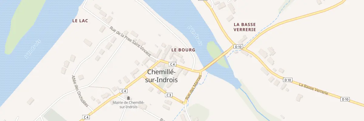 Plan du 11 Rue Maria à Chemillé-sur-Indrois
