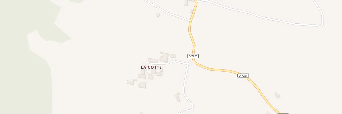 Plan du 144 La Cotte à Génis