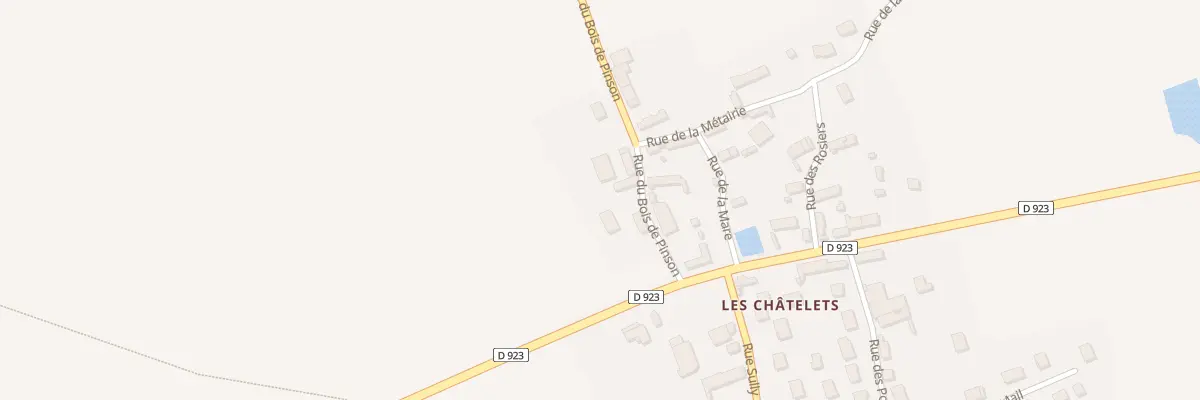 Plan du 3 Rue du Bois de Pinson à Chuisnes